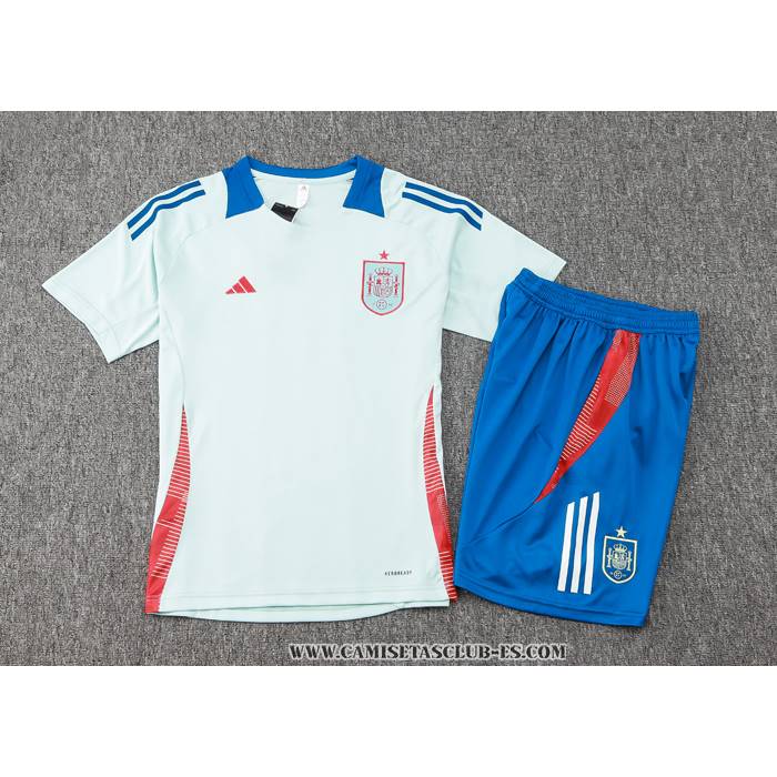 Chandal del Espana 24-25 Manga Corta Azul - Pantalon Corto